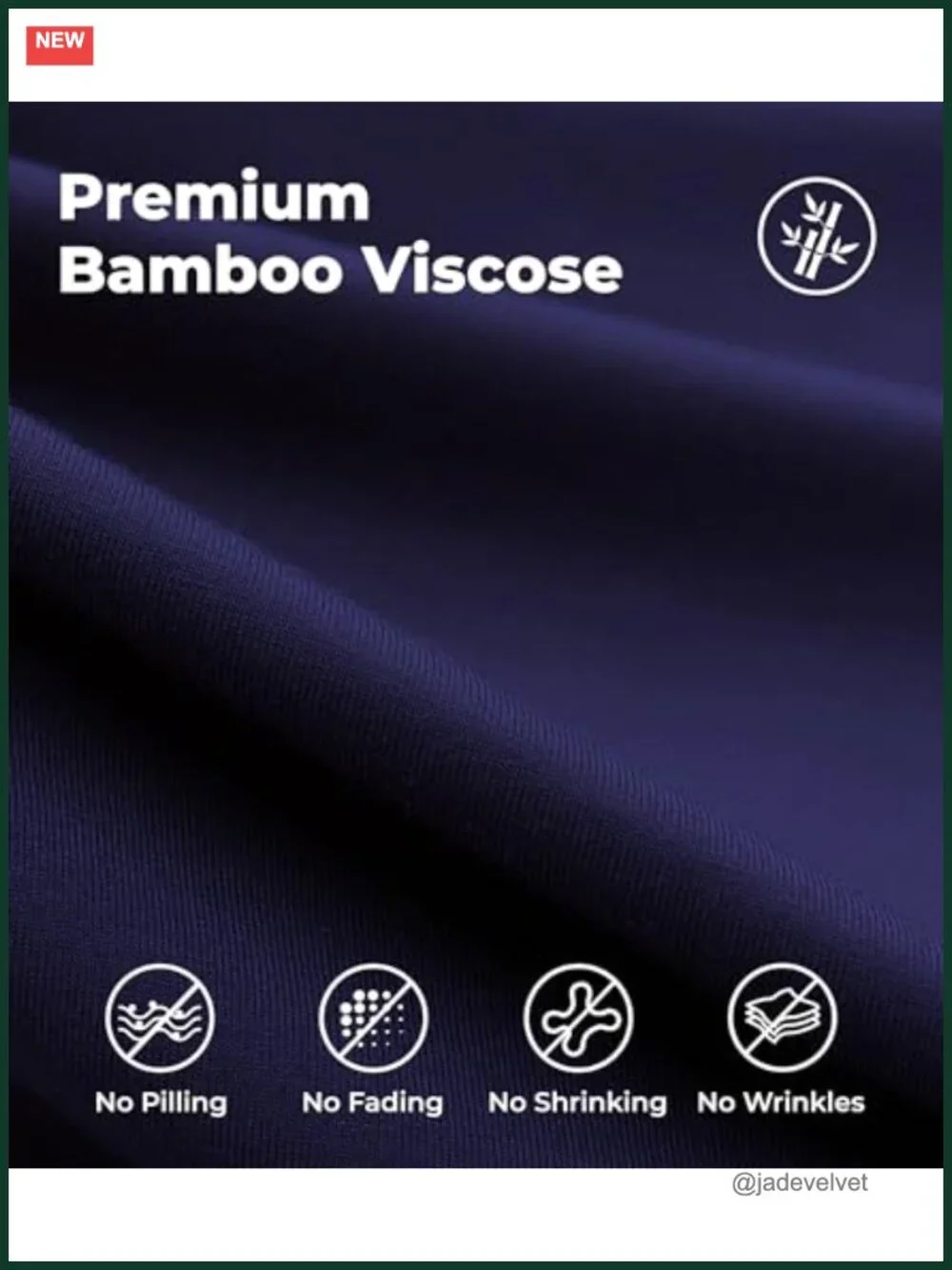 Men's Bamboo Viscose Pajama Set Short Sleeve V-Neck Sleepwear